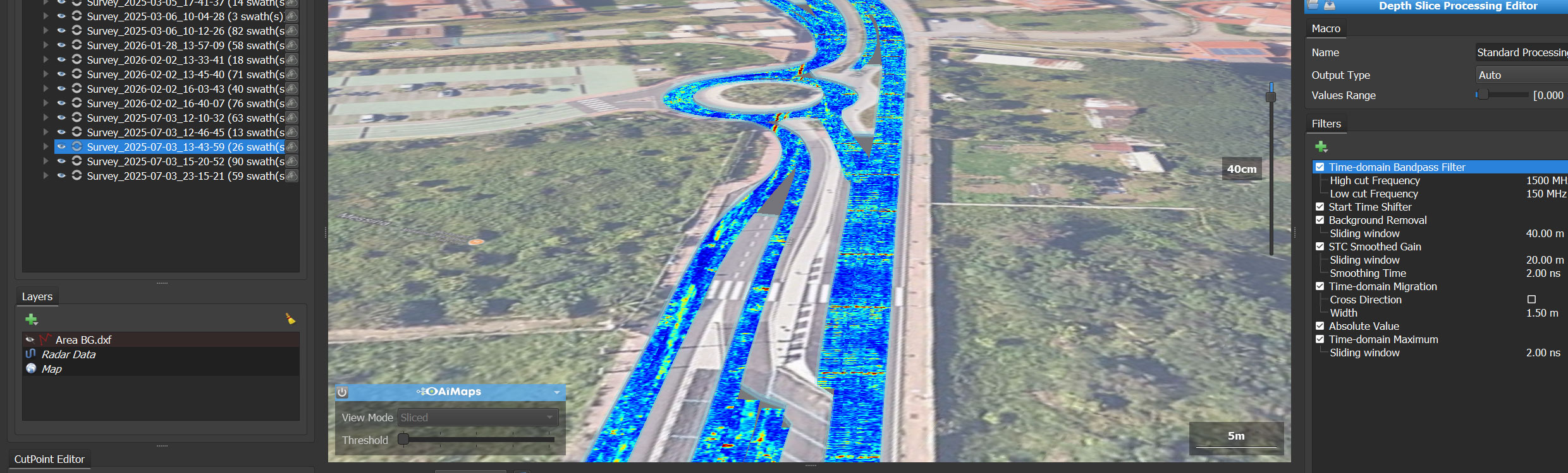 Screenshot of AiMaps tool for IQMaps